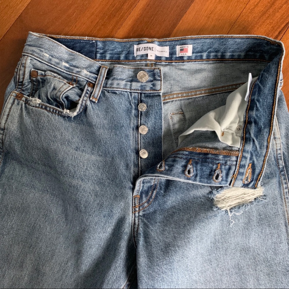 🌷sold🌷RE/DONE • Low Slung Crop Jeans - Picture 8 of 16